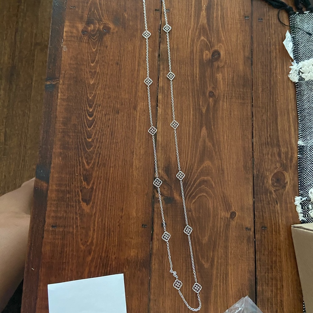 Kendra Scott logo necklace